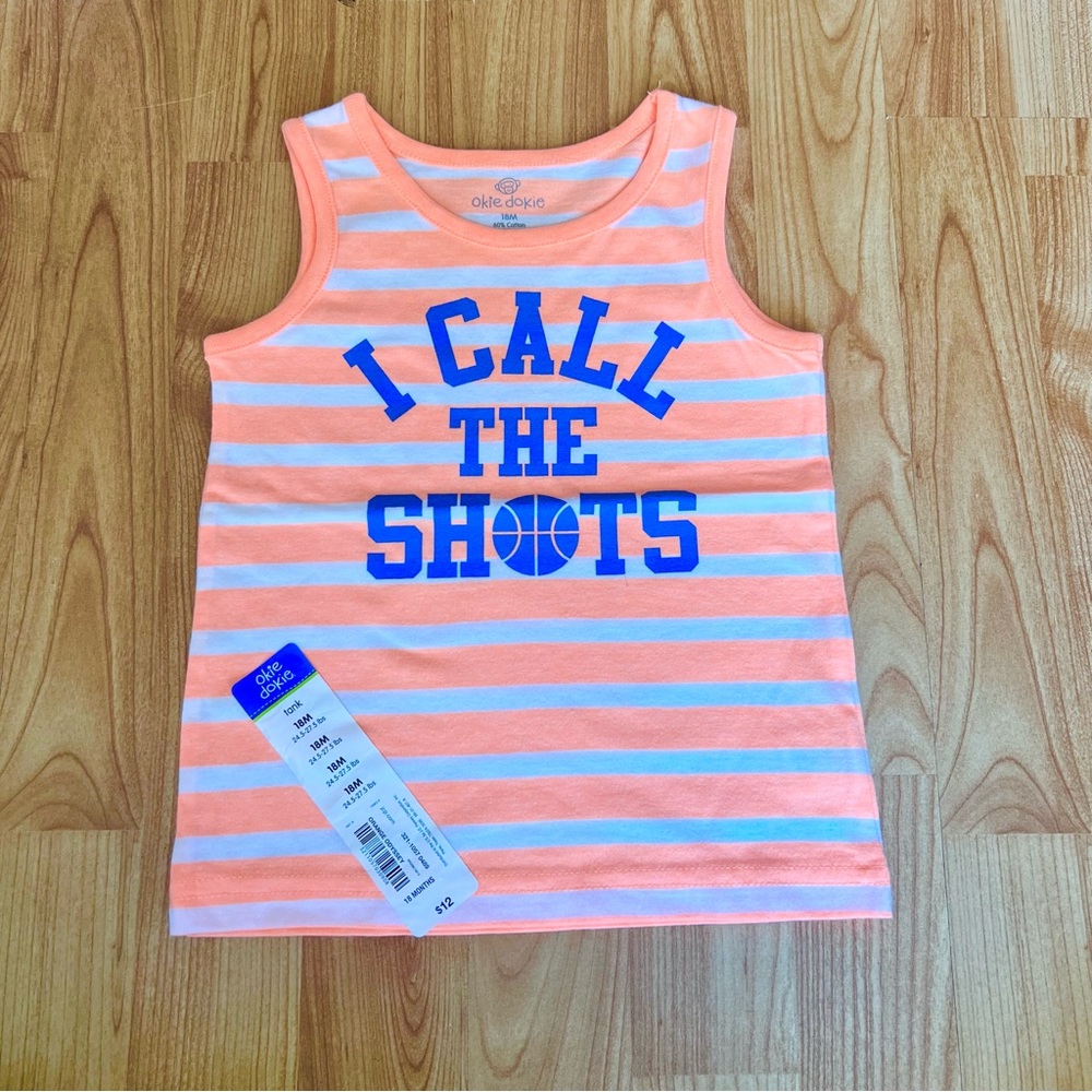 Okie Dokie baby boy tank top